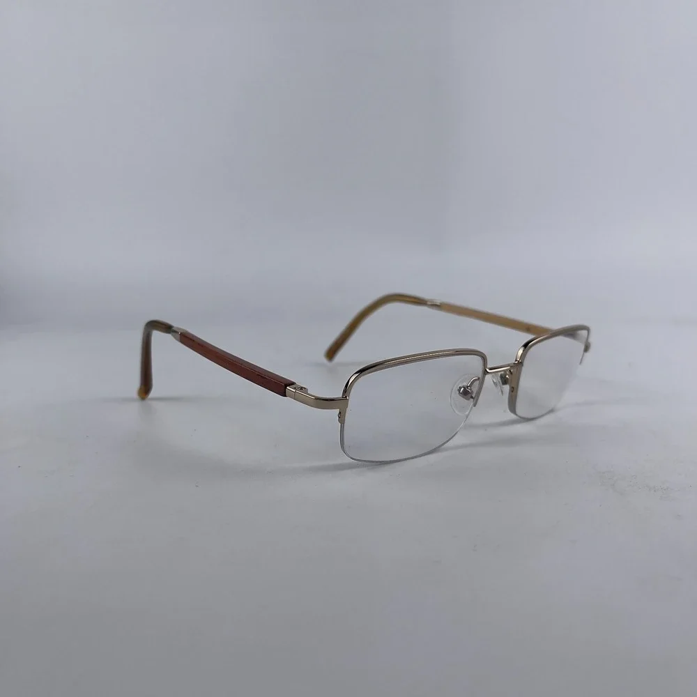 Saki By Modo 804 Women's Eyeglasses Frame Brown Plastic Half Rim 52-19-140‎ mm